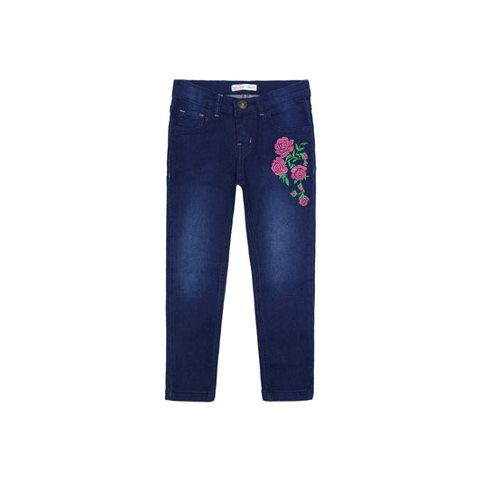 Girls Embroiderd Jeans