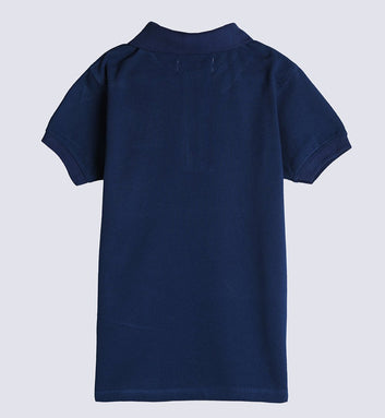 Boys blue polo shirt