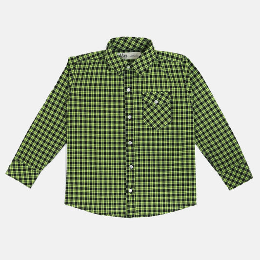 Checkered button down shirt