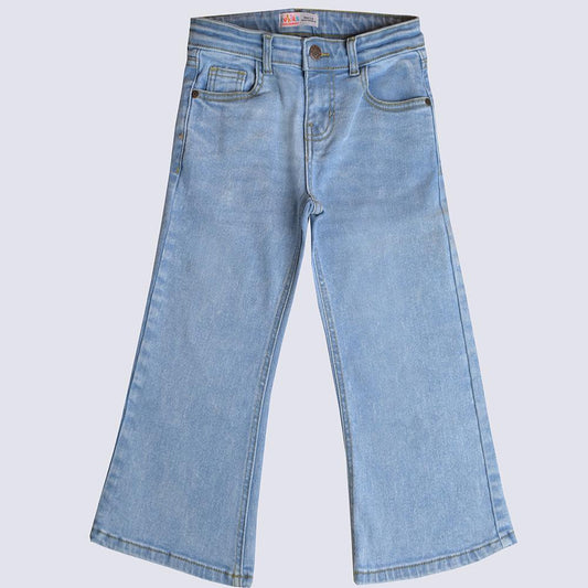 Girls wide leg jeans