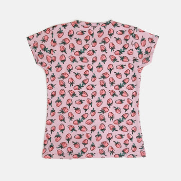 STRAWBERRIES PRINTED TEE