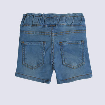 Embroidered girls bermuda short