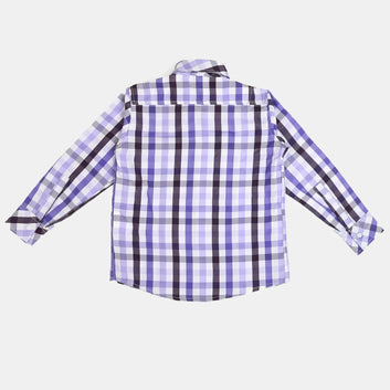 Checkered button down shirt