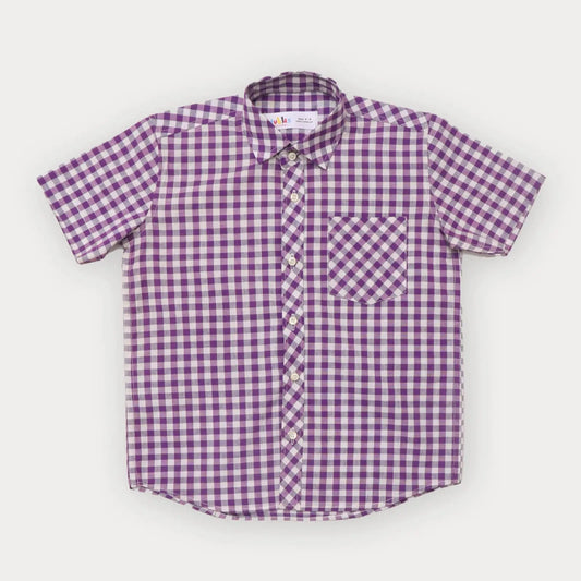 Checkered short sleeves Shirt