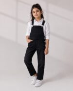 Black Denim dungaree