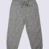 Boys grey printed trouser