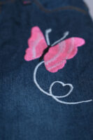 Buterfly Embrioderd Flare Jean