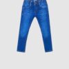 Elasticated paperbag girls jeans