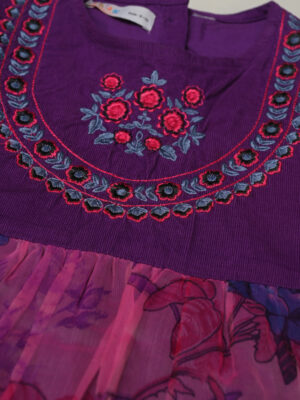 Embriodered Girls Frock