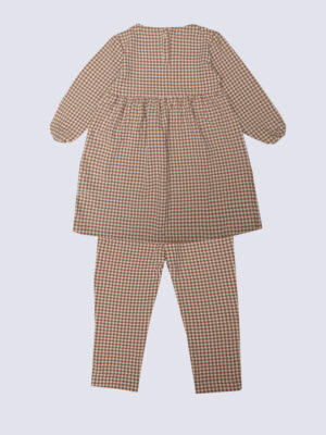 Embroiderd Check Suit
