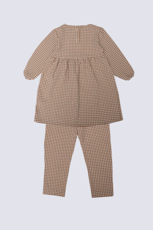 Embroiderd Check Suit