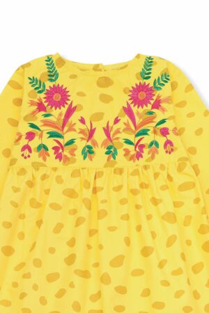 Embroidered Girls Dress