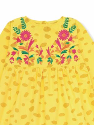 Embroidered Girls Dress