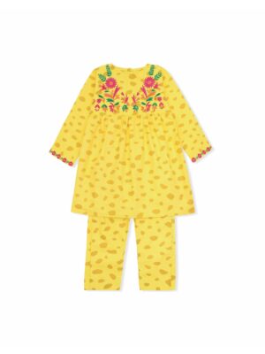 Embroidered Girls Dress
