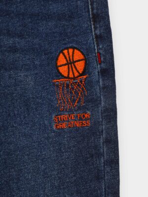 embroidered Skinny fit jeans