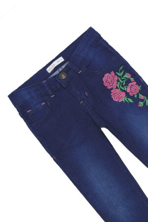 Girls Embroiderd Jeans