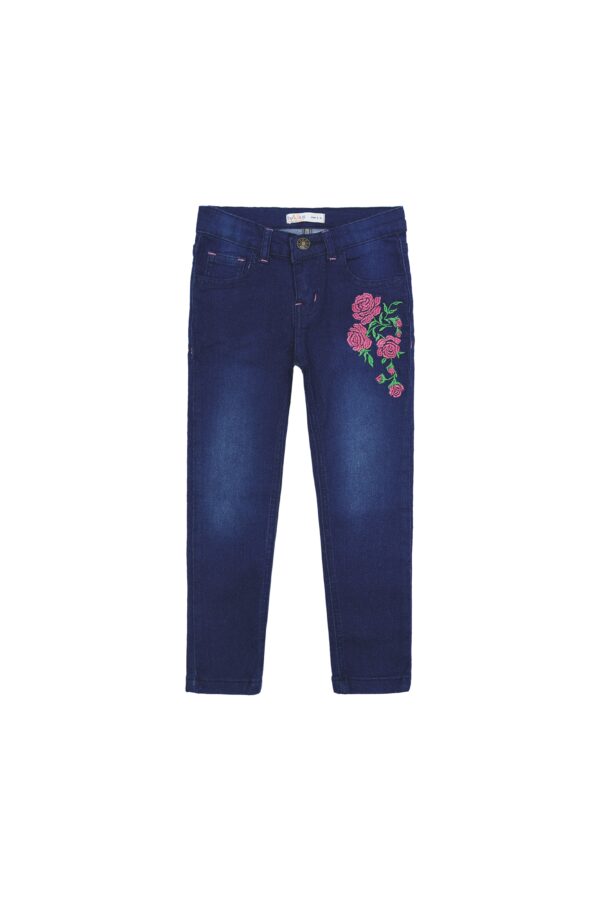 Girls Embroiderd Jeans