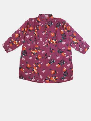 Girls Printed Woven Top