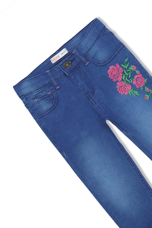 Girls embrioderd jeans