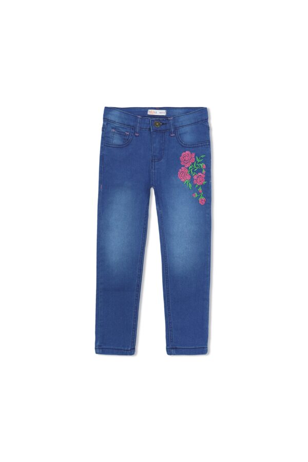 Girls embrioderd jeans