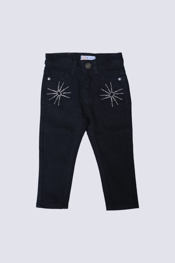 Girls Jeans With Daimnties