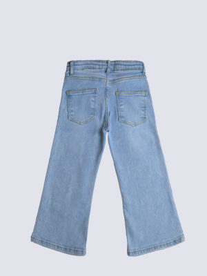 Girls wide leg jeans