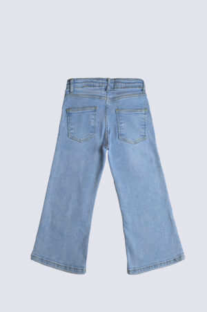 Girls wide leg jeans