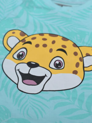 Lion cub printed shirt