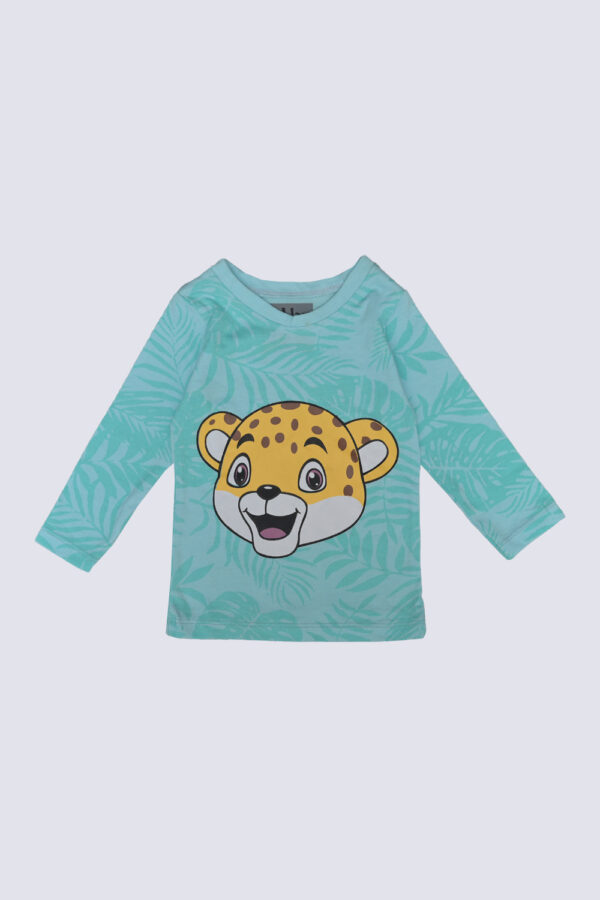 Lion cub printed shirt