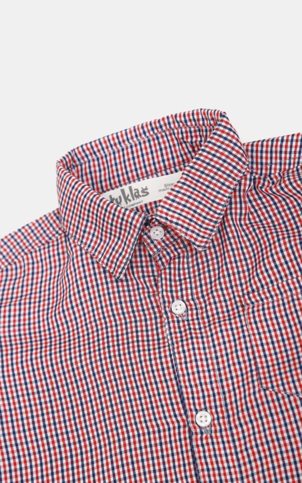 Micro Checkered Button Down Shirt