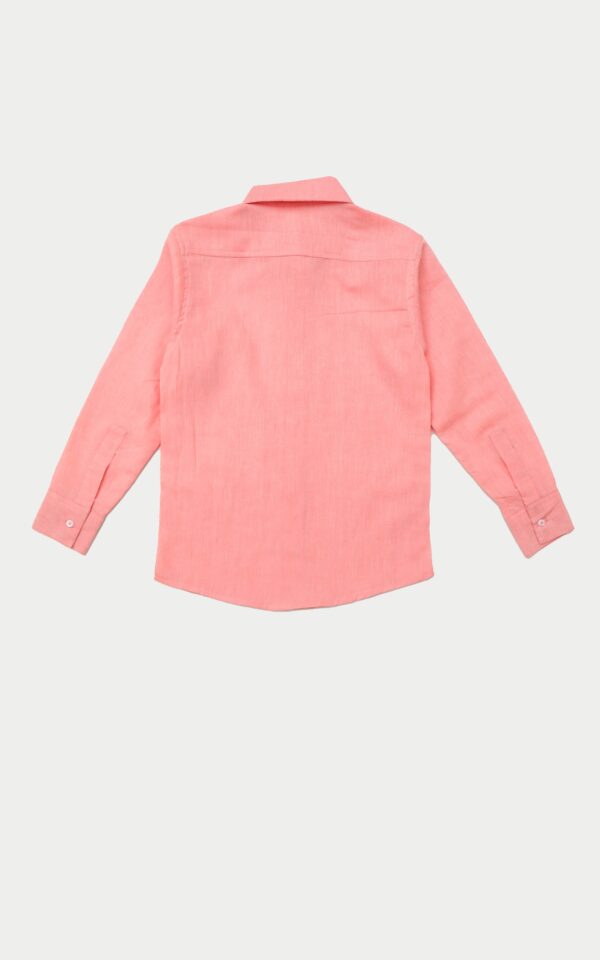 Pink Button down shirt backside