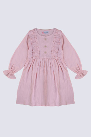 Pink Double Frill Frock