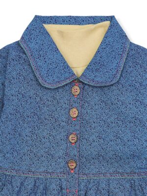 Printed Top With High Neck
