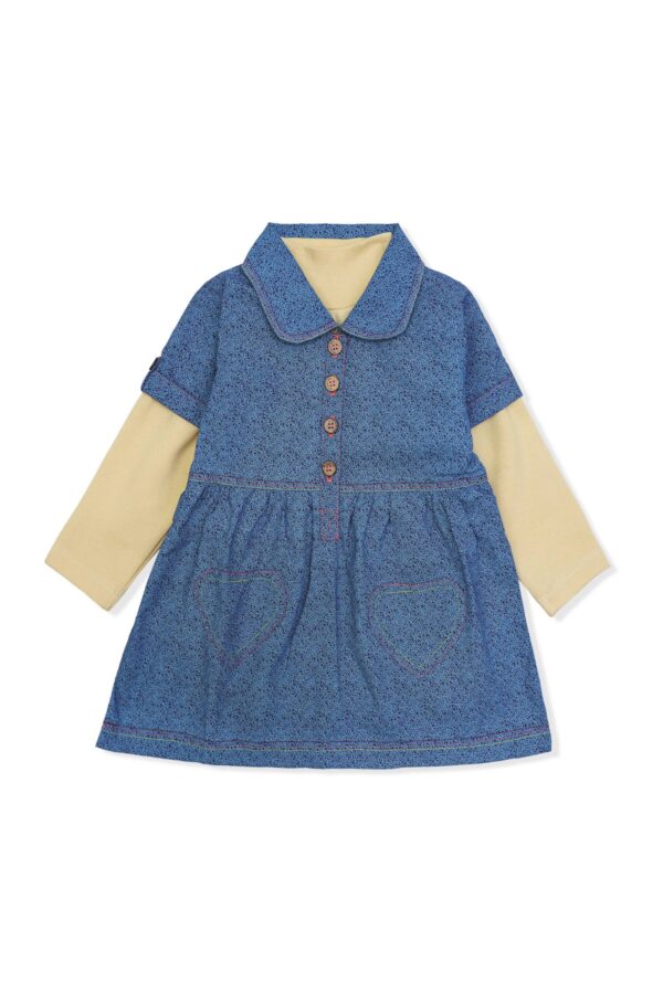 Printed Top With High Neck