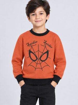 Spider Printed Swaetshirt