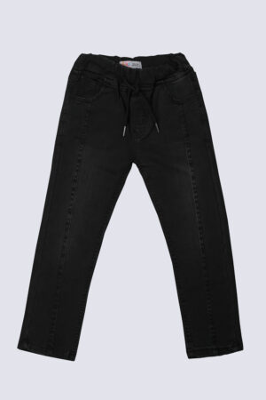 black slim fit boys pant