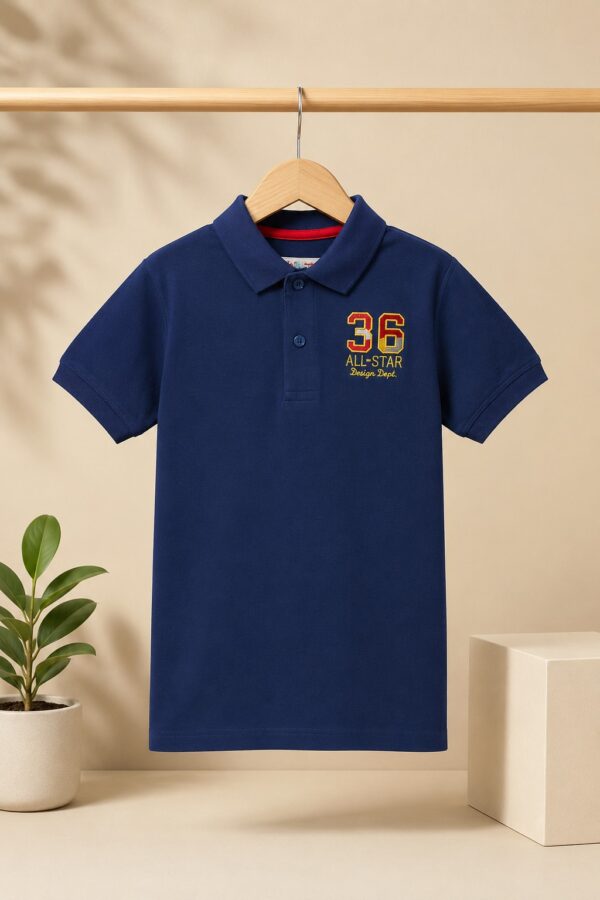 Boys Blue Polo Shirt