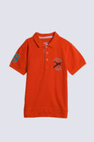 Boys Orange Polo Shirt