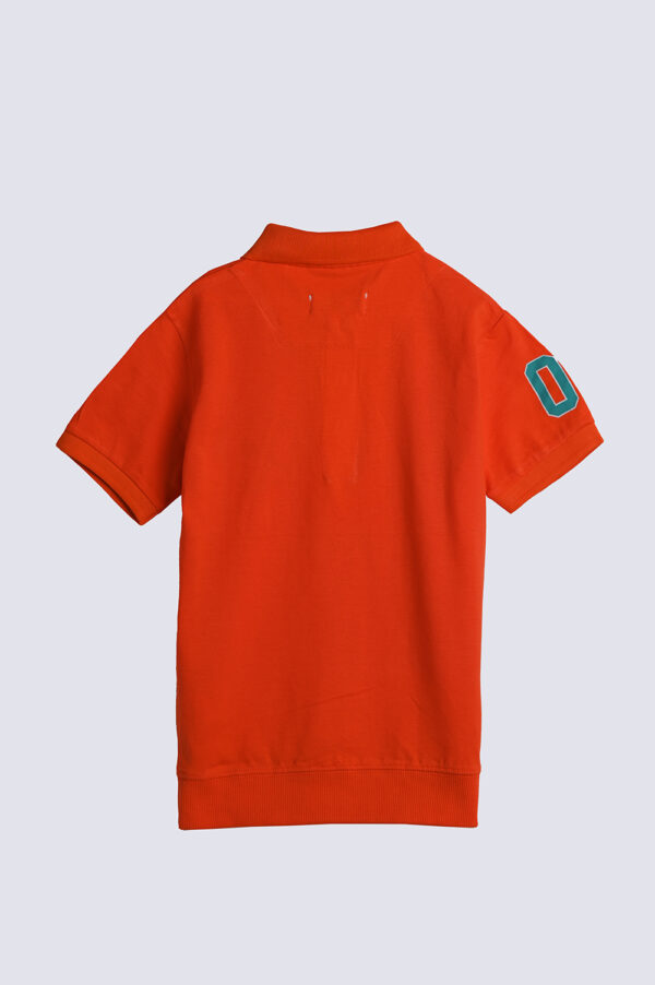 Boys Orange Polo Shirt
