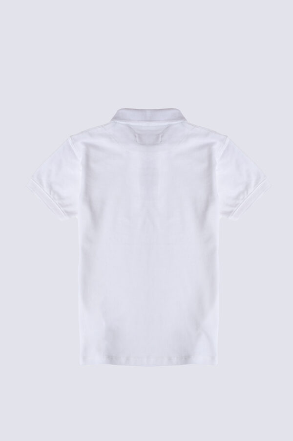 Boys White Polo Shirt