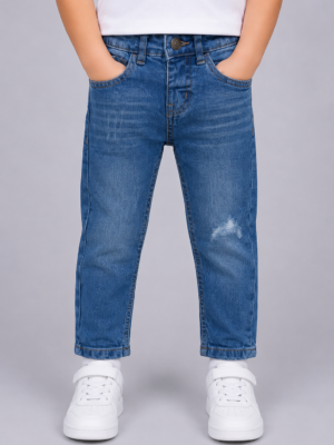 Boys Pant With Ribbing
