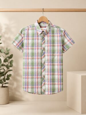 Checkered Short Sleeves Shirt