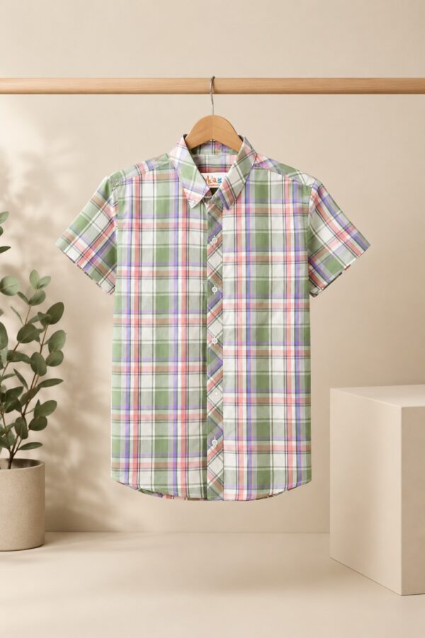 Checkered Short Sleeves Shirt