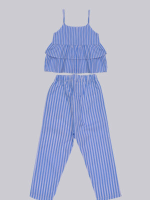 Girls Sleeveless Top With Trouser