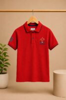 Contrast Tipping Boys Polo