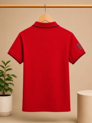 Contrast tipping boys polo (2)