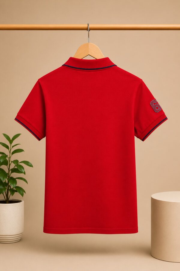 Contrast Tipping Boys Polo