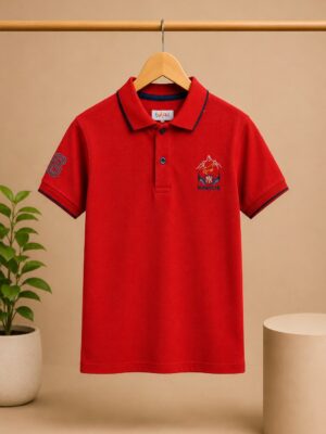 Contrast Tipping Boys Polo