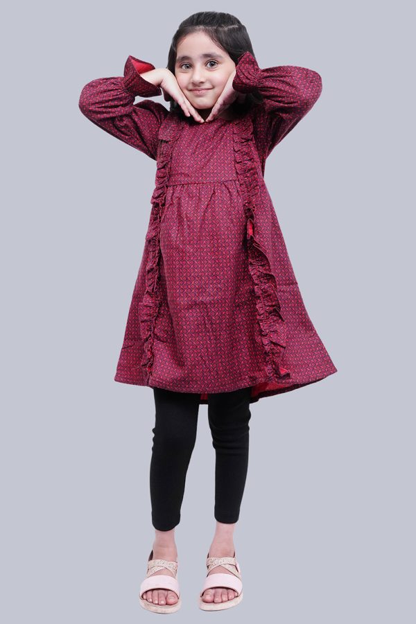 Double frill frock
