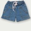 Elasticated Bermuda Jeans Shorts